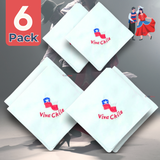 Pack 6 Pañuelos Baile Cueca 36 CM Bordado Viva Chile Baile Fiestas Patrias