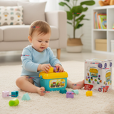 Cubo Bloques De Construcción 16 Figuras Educativo Didáctico Juguete Bebé Niño Niña