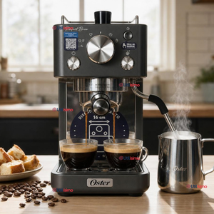 Cafetera Espresso Oster® Perfect Brew Compacta 15 Bares BVSTEM7201-052