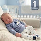 Conjunto Buzo Polerón 2 Piezas Bebé Niño Tedmimak Cute Dog