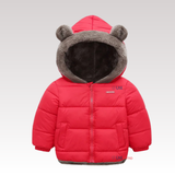 Parka Con Capucha Mangas Larga Niña Red