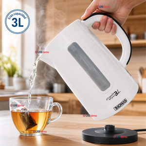 Hervidor Eléctrico Thomas 3lt Alta Potencia Tecnologia Alemana Blanco
