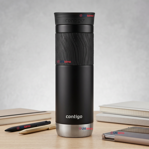 Vaso Termico Contigo Byron 2.0 Snapseal 710 Ml Negro Licorice Acero inoxidable