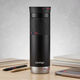 Vaso Termico Contigo Byron 2.0 Snapseal 710 Ml Negro Licorice Acero inoxidable