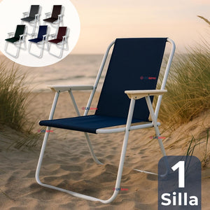 Silla Plegable Portátil Playa Camping Picnic Colores Surtidos