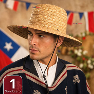 Sombrero Chupalla Huaso Tradicional Fiestas Patrias