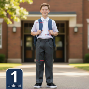 Pantalón Escolar Colegio Clásico Niño Gris