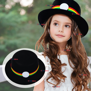 Sombrero Nortino Fiestas Patrias Gorro Niña Baile Danzas Negro