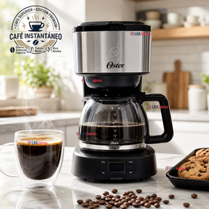 Cafetera programable Oster® 8 tazas en acero inoxidable BVSTDC10SS