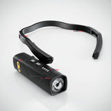Linterna Frontal  LED Recargable con Gancho Extraible