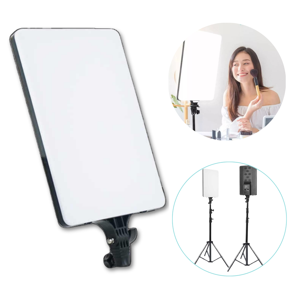 Panel Lámpara LED 5000K Control Remoto Fotografía Vídeo