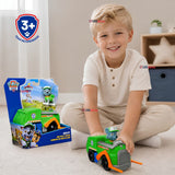 Paw Patrol Camión de reciclaje Rocky con Figura Juguete Niño