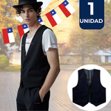 Chaleco Bolero Nortino Juvenil Fiestas Patrias Negro