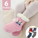 Pack 6 Calcetines de Chiporro Niña Antideslizante Colores Surtidos