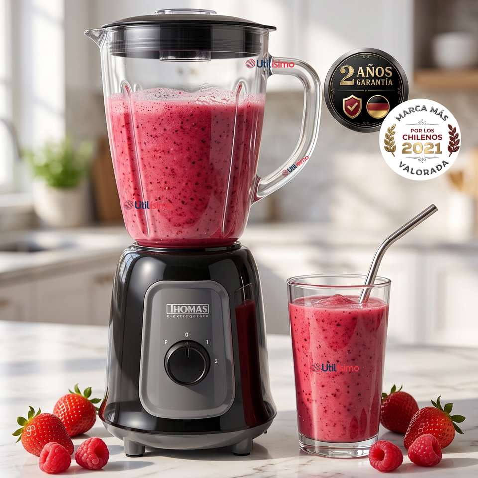 Licuadora 1,5lts Thomas Th-330v Color Negro 600W