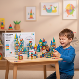 Juego Bloques De Construcción Magnéticos 3D 97 Piezas para Niño o Niña