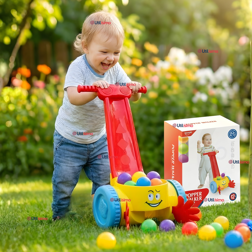 Andador Musical Bebé Niña Niño Juguete Interactivo Popper Walker Caminador