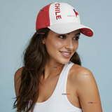 Gorro Jockey Talla Única Alta Calidad Poliéster Estampado Chileno