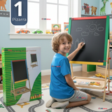 Pizarra Infantil 2 en 1 Tiza Plumon Magnética Estilo Montessori 64cm
