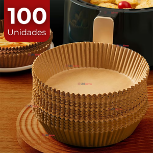 Kit De 100 Unidades Forros Desechables Antiadherentes Papel Para Freidora De Aire