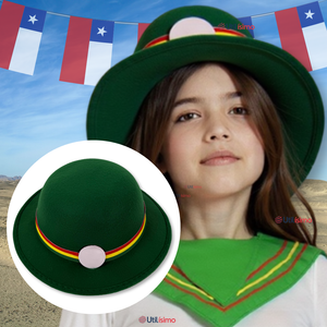 Sombrero Nortino Niña Fiestas Patrias Baile Nortino