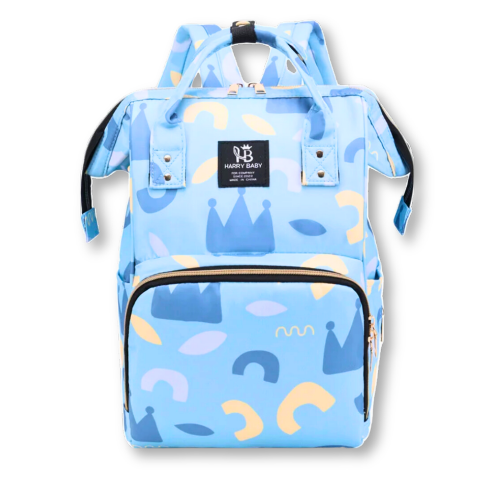Mochila Maternal Oxford Bolso Pañalera Infantil Diseño Estampado Térmica e Impermeable