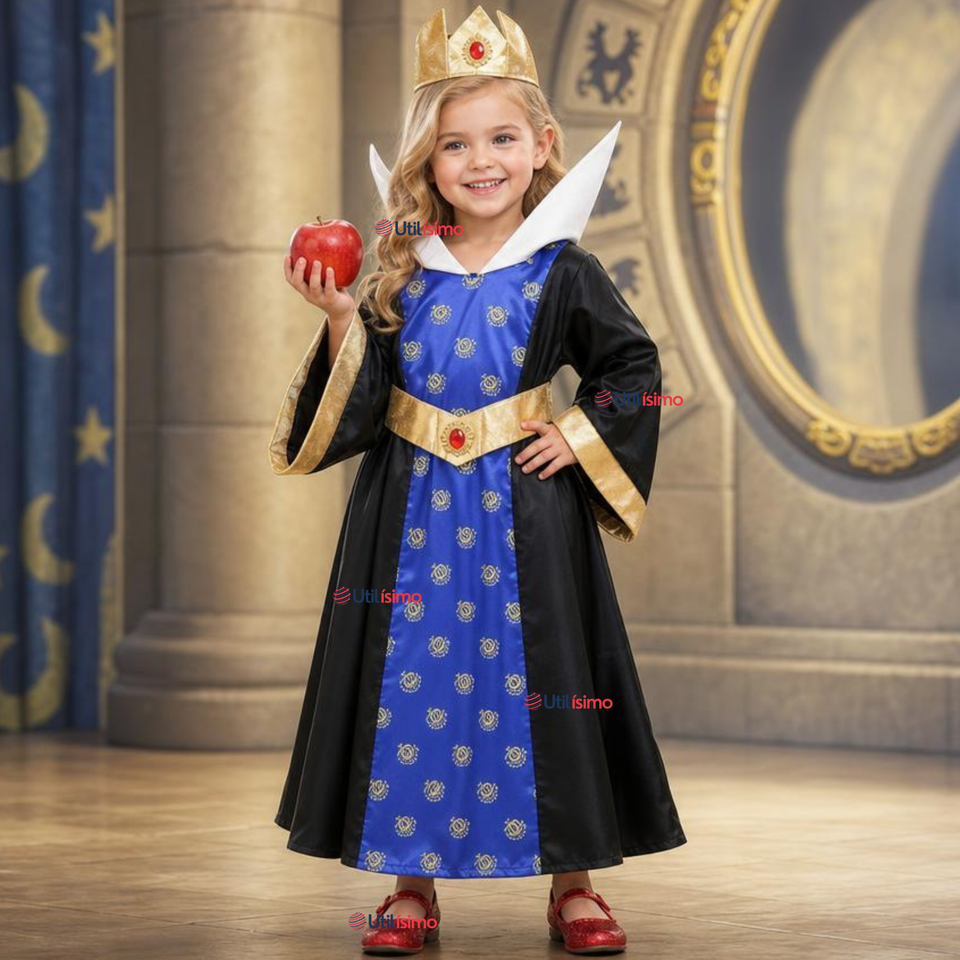 Disfraz Reina Grimhilde Malvada Blancanieves Cosplay Niña