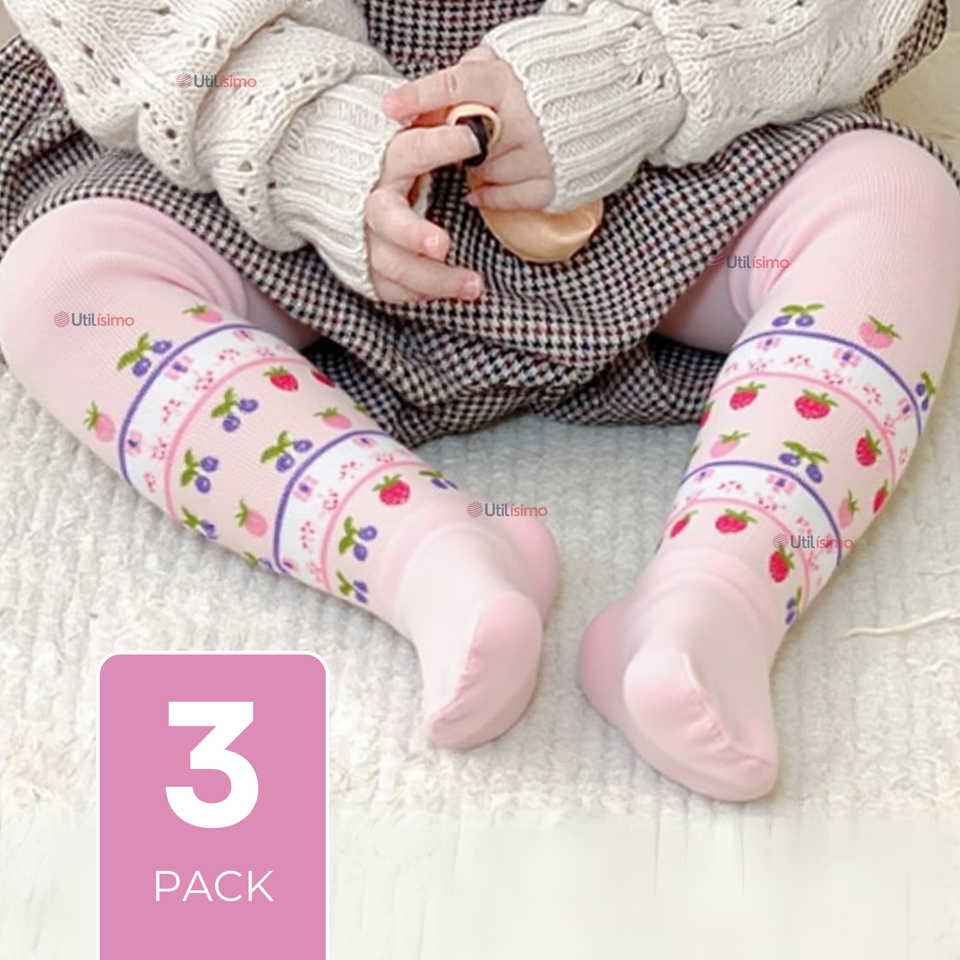Pack 3 Pantys Primera Capa Diseños Surtidos Ballerina Bebé
