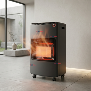 Calefactor A Gas Licuado 5kg A 15kg  Plegable Interior Exterior