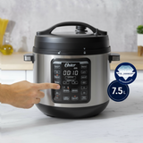 Oster Multiolla, Turbo, 7.5 L de Capacidad, con 14 Funciones Predeterminadas, Recubrimiento Oster DiamondForce, CKSTPCECT75DF