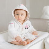 Bata de Baño Niña Toalla 100% Algodón Cobertura Completa Estampados Surtidos