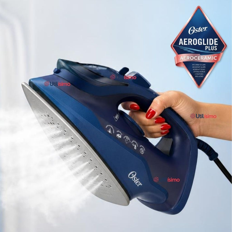 Plancha de vapor Oster® , AeroGlide S7200, azul oscuro, GCSTAC7202-052