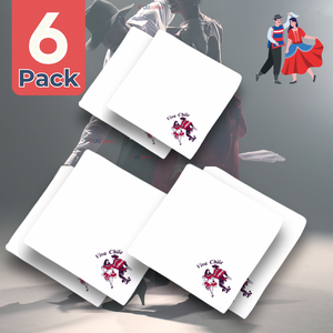 Pack 6 Pañuelos Baile Cueca 45CM Bordado Pareja Baile Fiestas Patrias