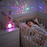 Peluche Conejo Espantacuco Con Luz Y Sonido Para Bebé Niño Niña
