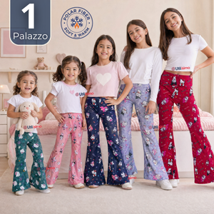 Buzo Pantalón Palazzo Polar Con Chiporro Niña Térmico Surtido Hello Kitty Kuromi My Melody San Río