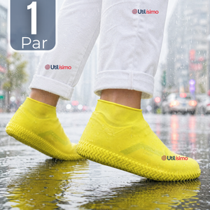 Fundas Cubre Zapatos Amarillo Impermeable Surtidas Silicona Antideslizante 1 Par