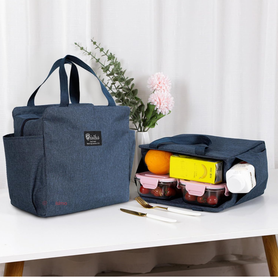 Lonchera Térmica Portátil Tela Oxford De Gran Capacidad con Aislamiento