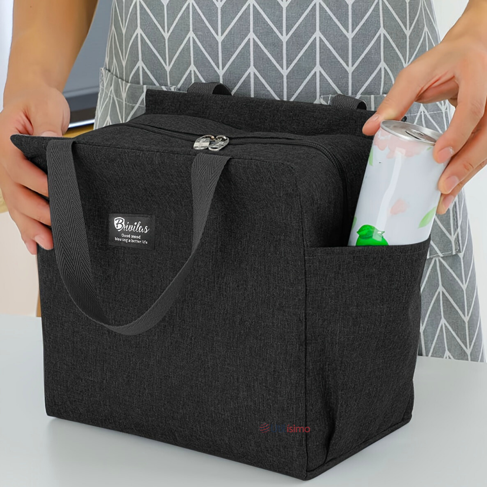 Lonchera Térmica Portátil Tela Oxford De Gran Capacidad con Aislamiento