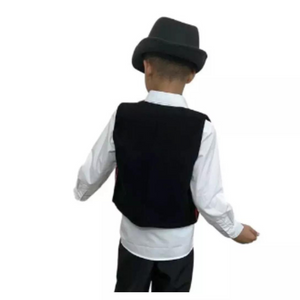 Chaleco Bolero Negro Para Niño Talla 8 Años Fechas Patrias