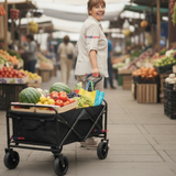 Carrito Compras Plegable Organizador Ideal Para El Camping 100Kg