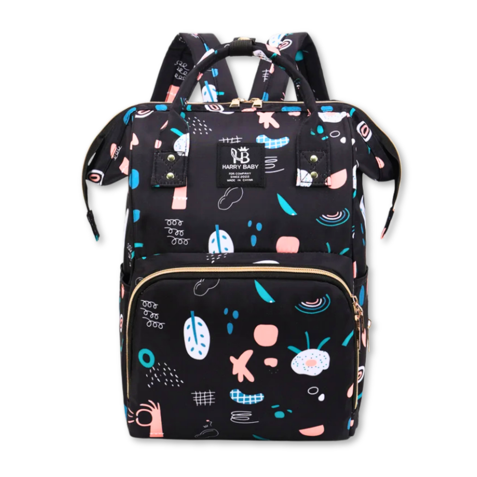 Mochila Maternal Oxford Bolso Pañalera Infantil Diseño Estampado Térmica e Impermeable