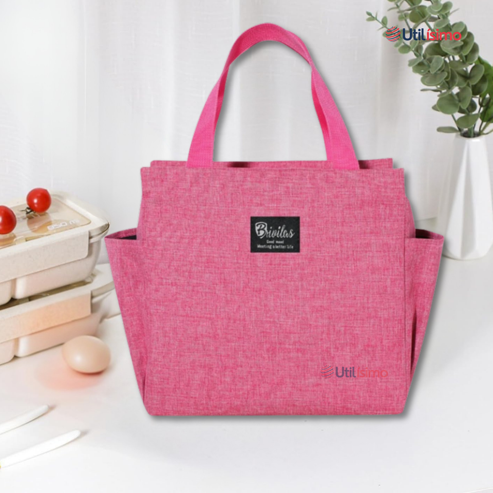 Lonchera Térmica Portátil Tela Oxford De Gran Capacidad con Aislamiento