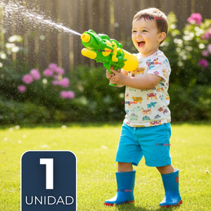 Pistola De Agua 500ml 45cm Colores Surtidos Juguete Lanza Agua Niño Niña