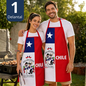 Delantal Pechera Condorito Bandera Chile Fiestas Patrias