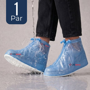 Fundas Cubre Calzado Impermeables Aislante Lluvia Azul 1 Par