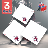 Pack 3 Pañuelos Baile Cueca 45CM Bordado Pareja Baile Fiestas Patrias
