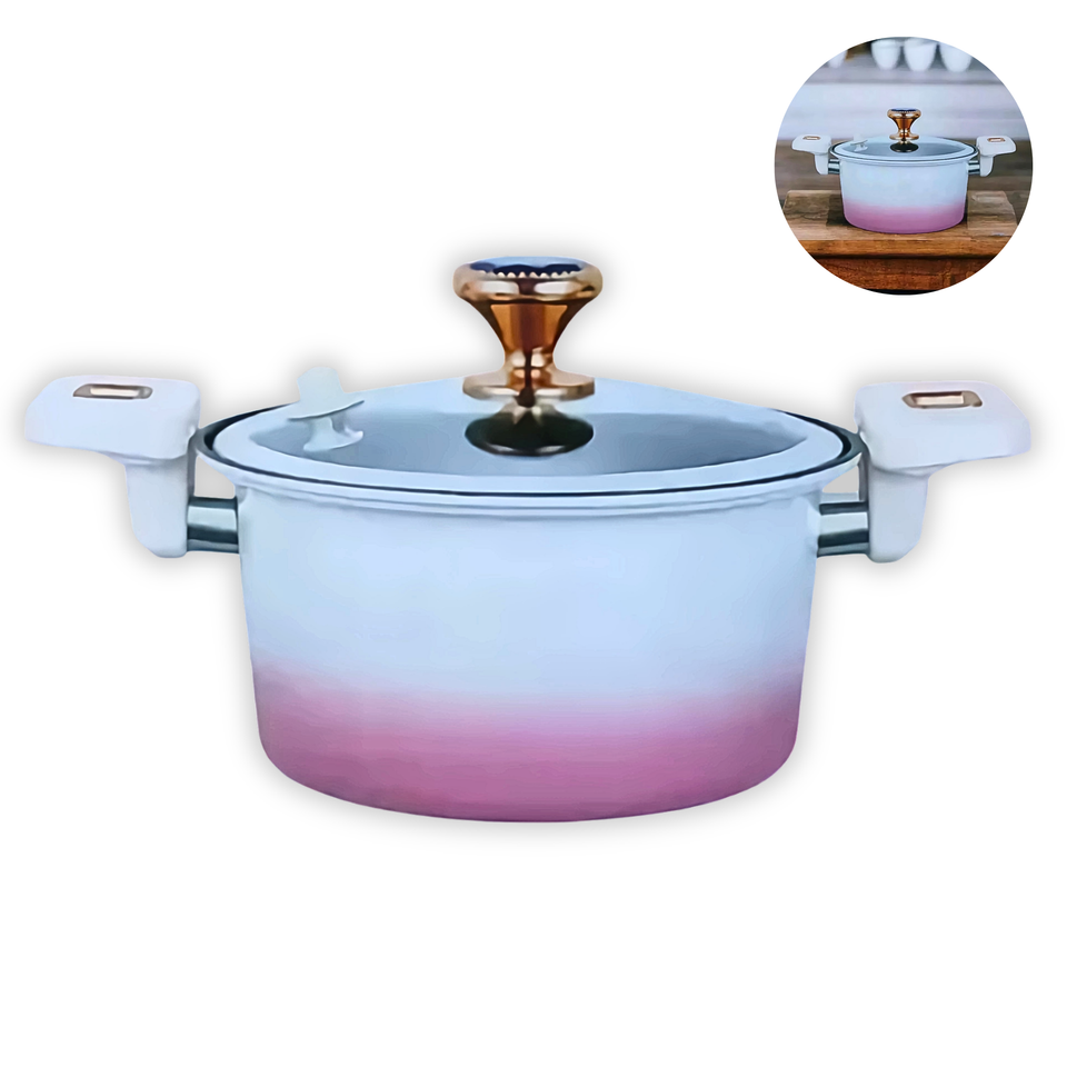 Olla de Micro Presión 4.5Litros Multifuncional  Antiadherente Cocina Hogar