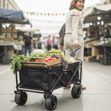 Carrito Compras Plegable Organizador Ideal Para El Camping 150Kg