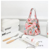 Lonchera Térmica Estampada Bolsa de Mano para Picnic Portátil
