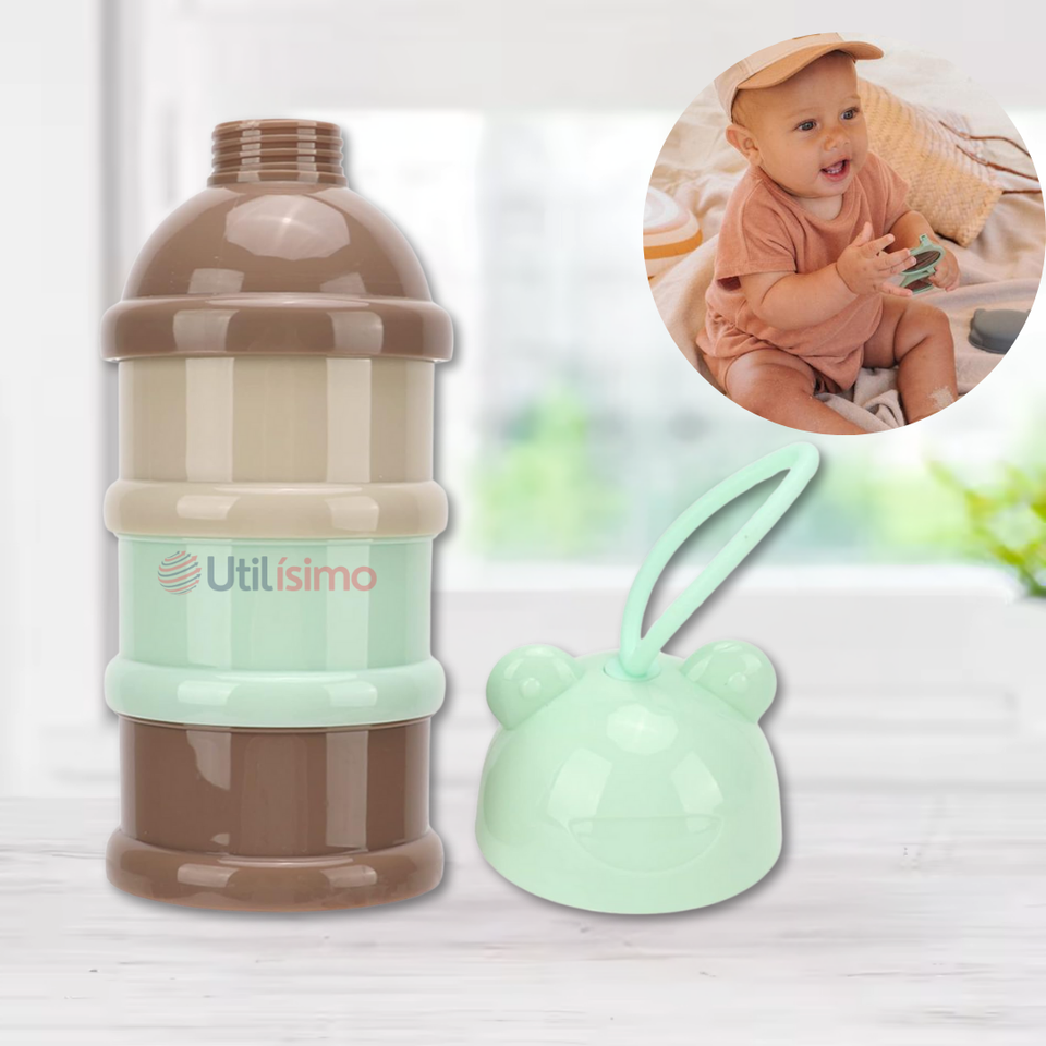 Dispensador De Alimentos Portátil Multicapa Libre de BPA  Bebés Niño Niña